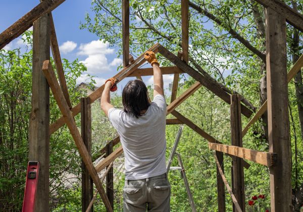 Wood Pergola Repair in Salem